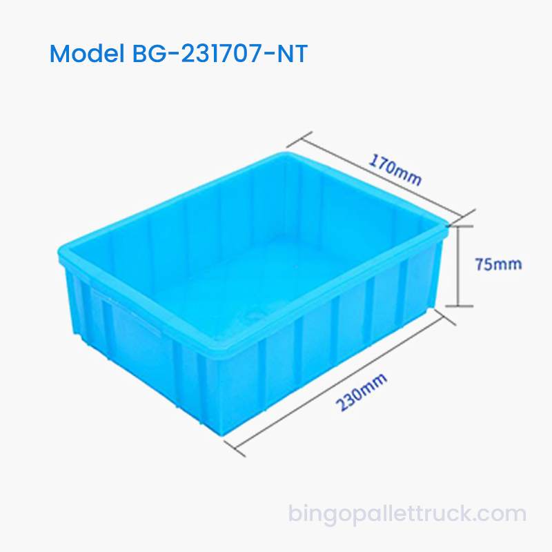 Kotak Tote Plastik Sarang HDPE 2L untuk Suku Cadang Mesin Kecil