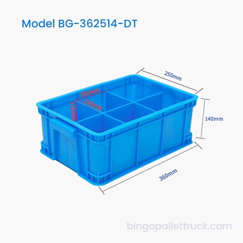 Tas Jinjing Plastik 6 Kompartemen yang Dapat Dibagi untuk Bagian Bengkel