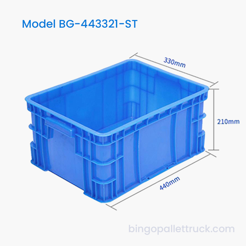 Tote Bin 24L Stackable untuk Transportasi Sayuran Buah