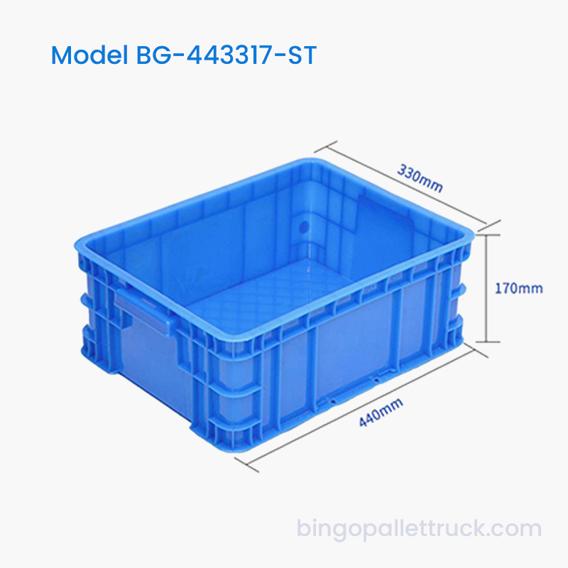 Kotak Tote Stackable Ukuran Kecil 19L untuk Suku Cadang Bengkel