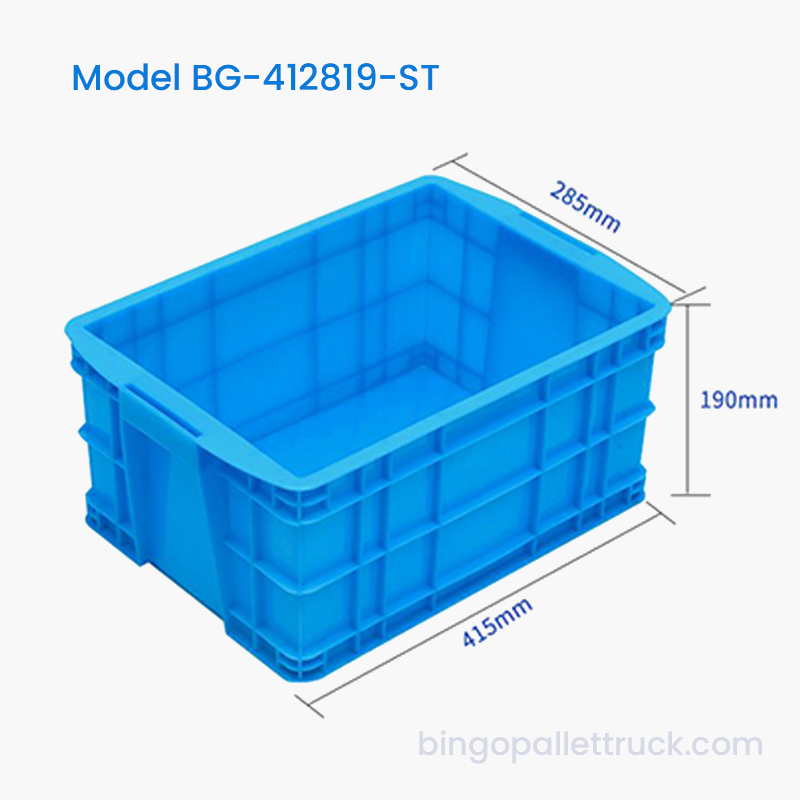 Wadah Penyimpanan Kotak Tote Stackable Ringan 16L untuk Dalam Ruangan
