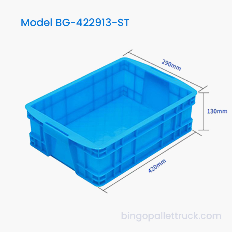 Tempat Tote Stackable Tahan Lama 11L untuk Penanganan Suku Cadang Kecil