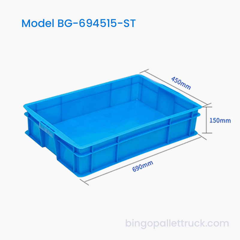 Kotak Tote Plastik Stackable 37L untuk Pengencang dan Sekrup