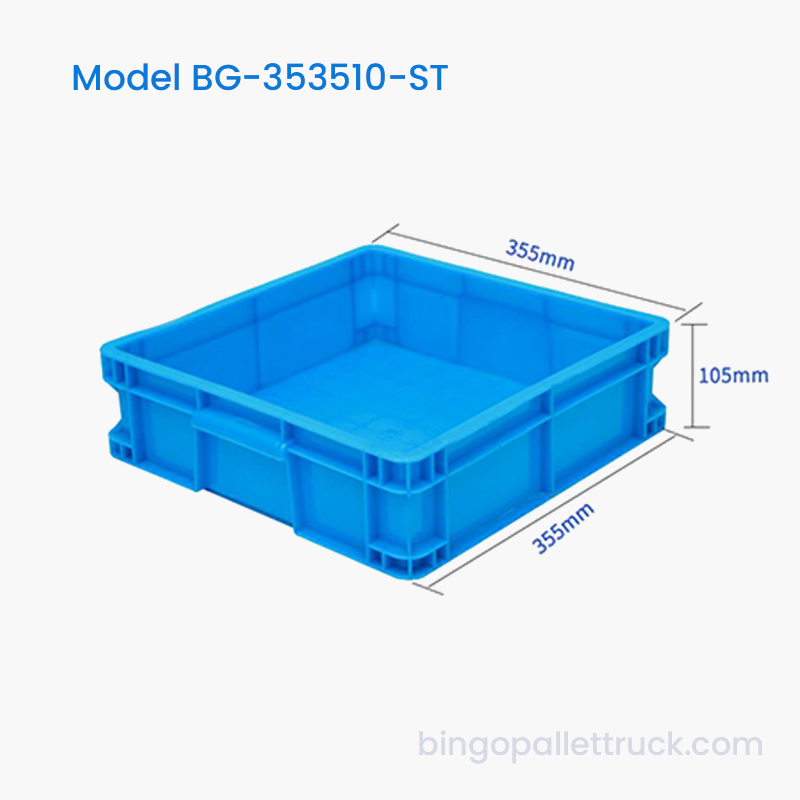 Kotak Tote Plastik Stackable Tahan Lama 10L untuk Sekrup