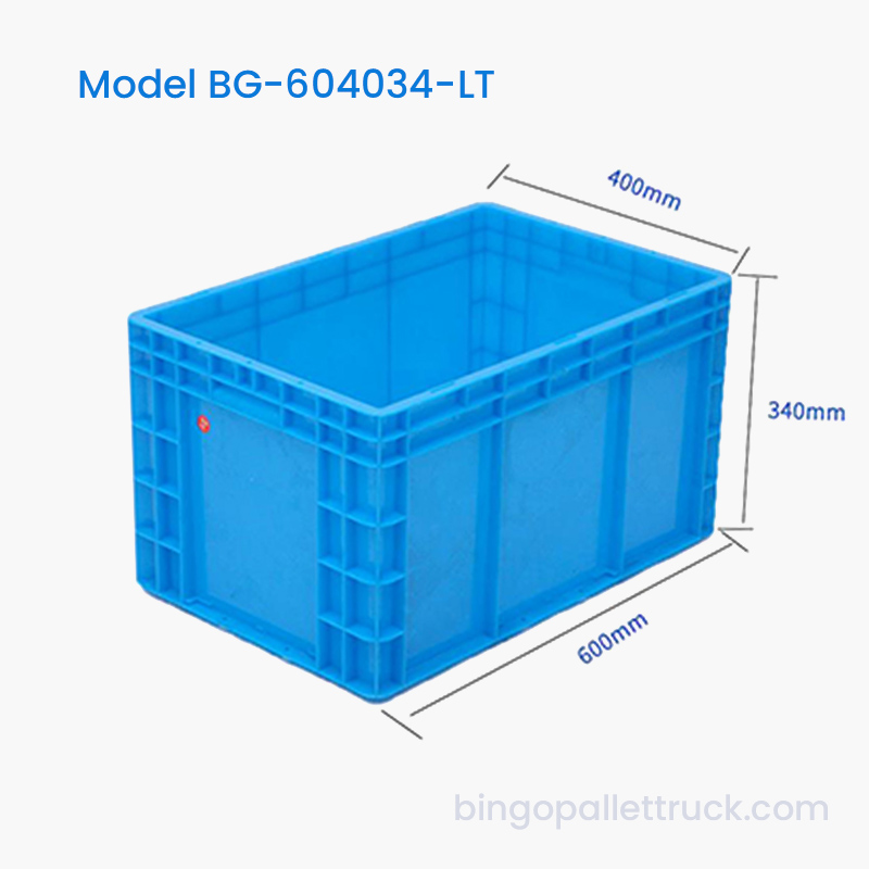 Tas Plastik Logistik Basis Anti Selip 68L untuk Penyortiran Stok Besar