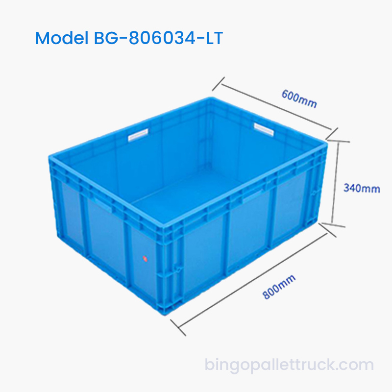 Tote Box Logistik Kokoh 139L untuk Angkutan Kargo Berat