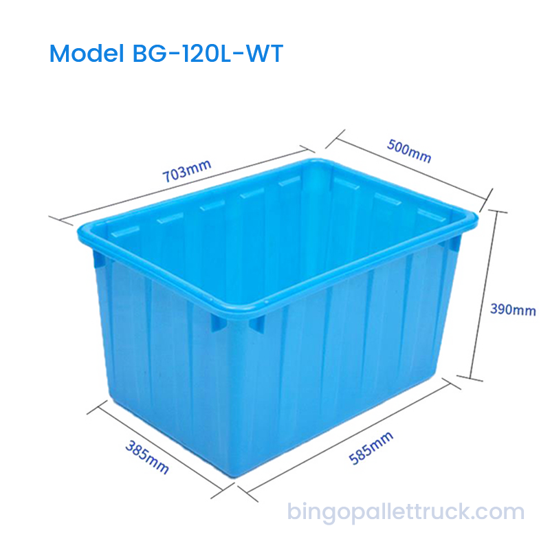 Tangki HDPE Pasokan Massal 120L untuk Penyimpanan Air dan Makanan