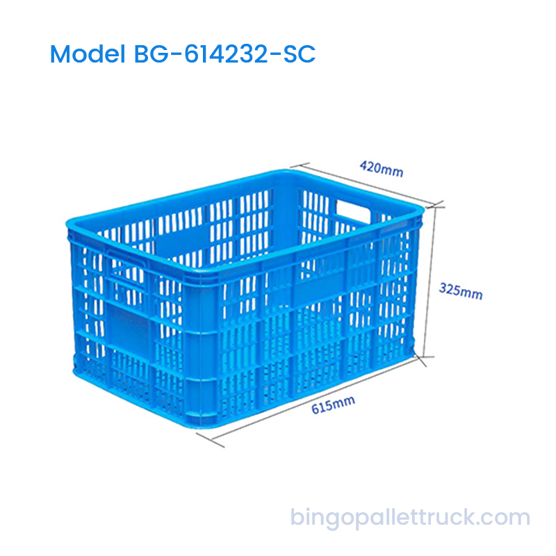 Peti Plastik Stackable 70L untuk Gudang dan Peternakan
