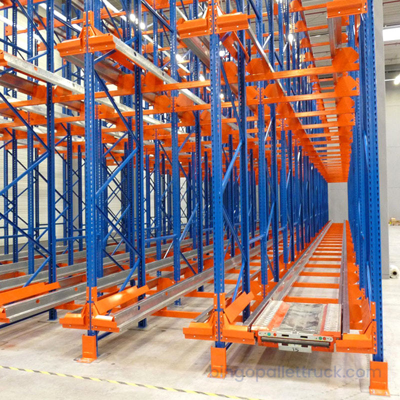 Rak Pallet Antar-Jemput Khusus untuk Solusi Penyimpanan Otomatis Tugas Berat yang Cerdas