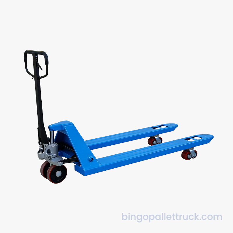 Jack Pallet Manual Industri Truk Hand Pallet 2000kg untuk Penggunaan Gudang Sehari-hari
