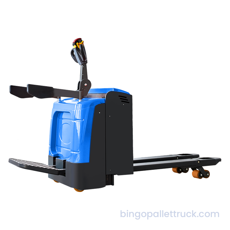 Truk Palet Stand-on Listrik EPS Tugas Berat 3000kg