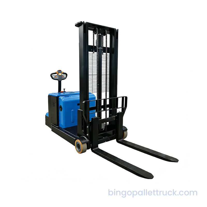 Walkie Stacker Listrik Penyeimbang 1200kg untuk Penanganan Material