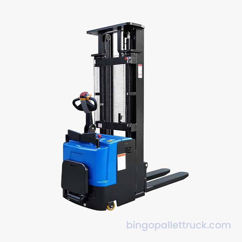 Stacker Stand-on Listrik EPS Tugas Berat 3000kg untuk Logistik